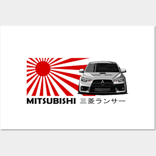 Mitsubishi Lancer EVO X, JDM Car Posters and Art